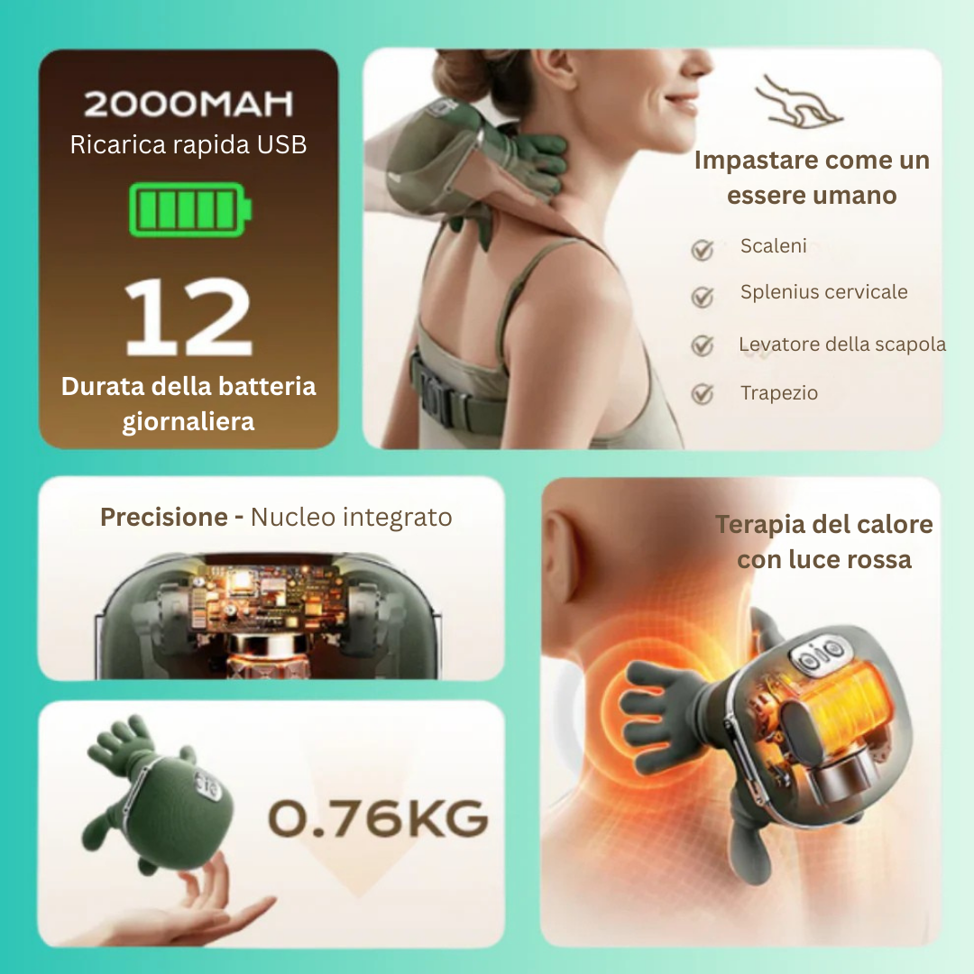 Massaggiatore per il collo